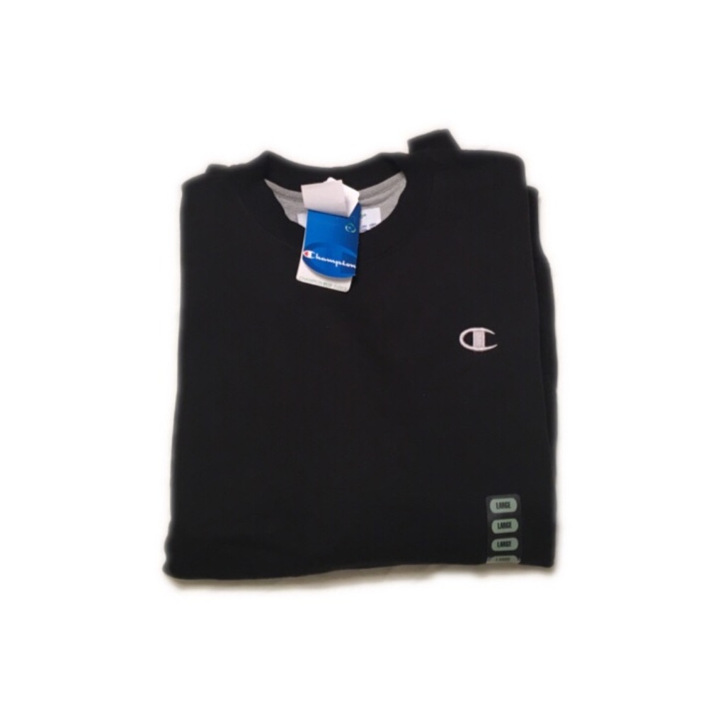 NWT Champion Black Crewneck Sweatshirt